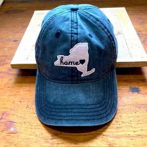 🧢 ‘Home❤️ New York’ BASEBALL HAT Adjustable Leather Strap ~ One size